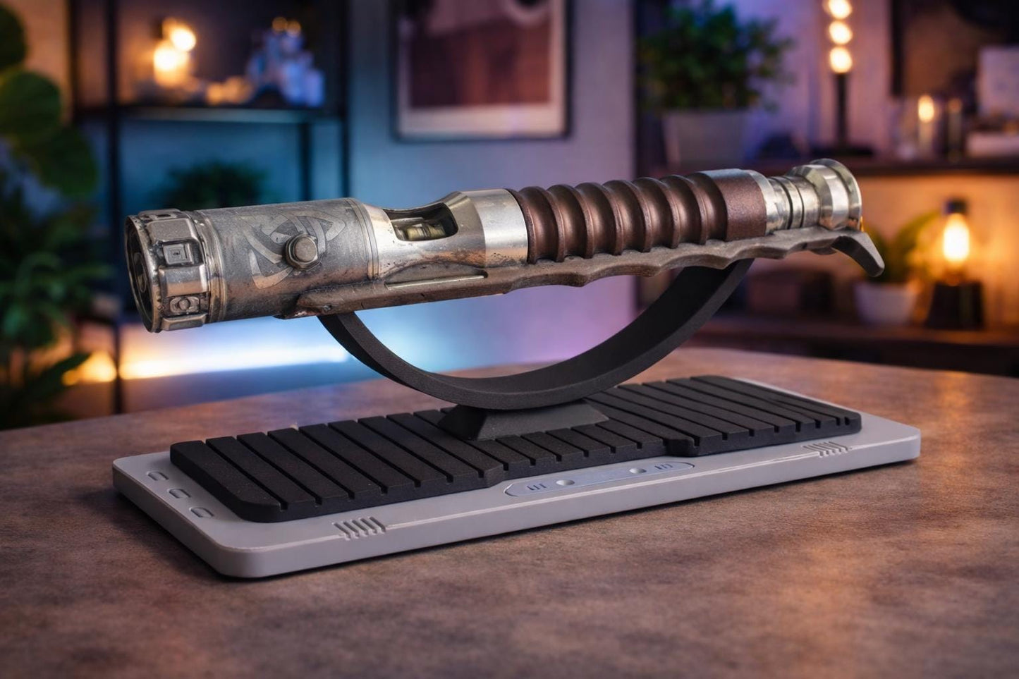 Lightsaber display stand-holder | prop holder memorabilia display decor | gift