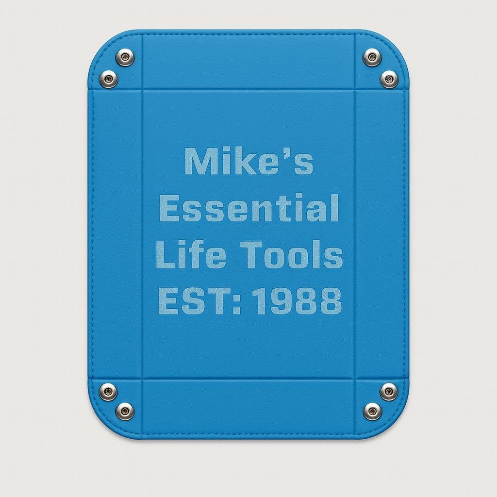 Blue pu leather valet tray personalized