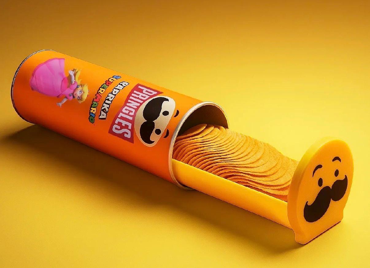 Pringle crisp holder | Crisps Lid (tray only, Pringles not included)