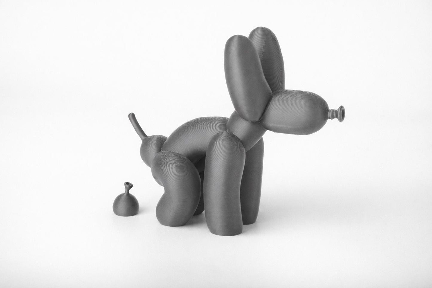 Modern PLA Balloon Dog Sculpture – Pop Art Shelf Decor