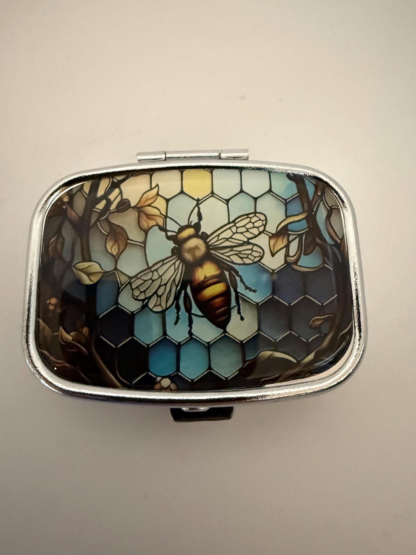 Trinket box or pill box medication, meds, gift for friend family