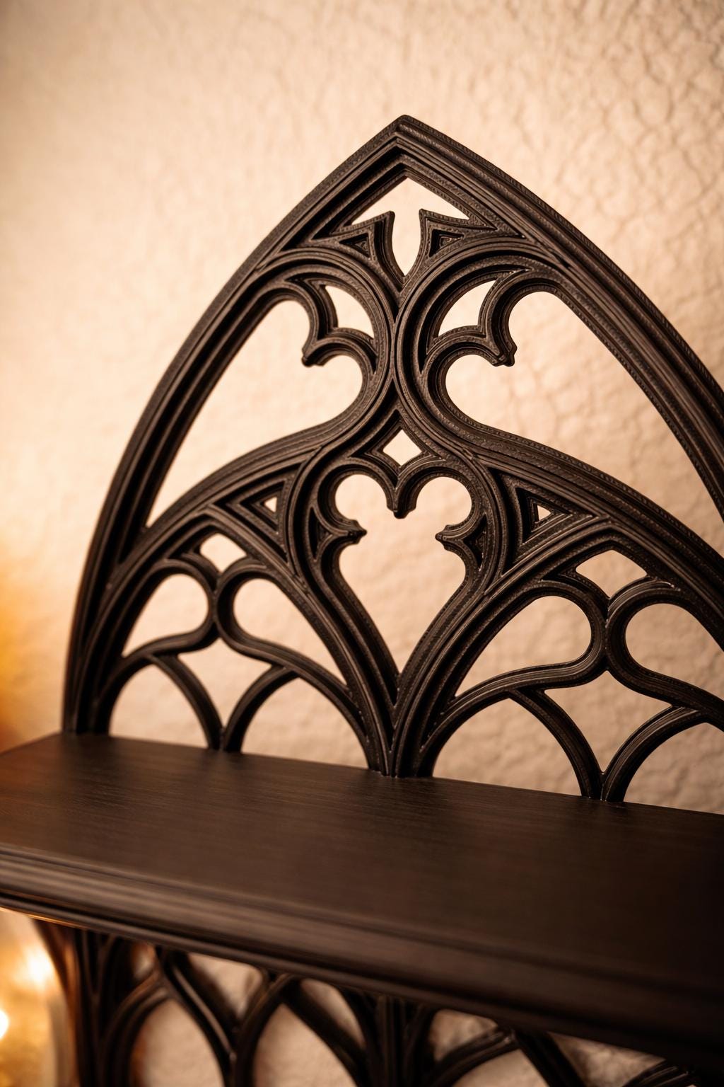 Gothic Arch Wall Shelf & Jewellery Organiser