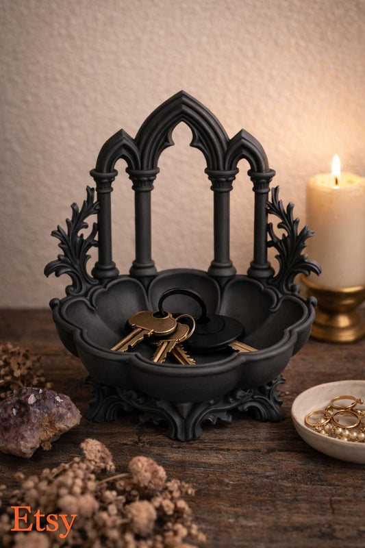 Gothic decorative bowl dish - Catch all bowl