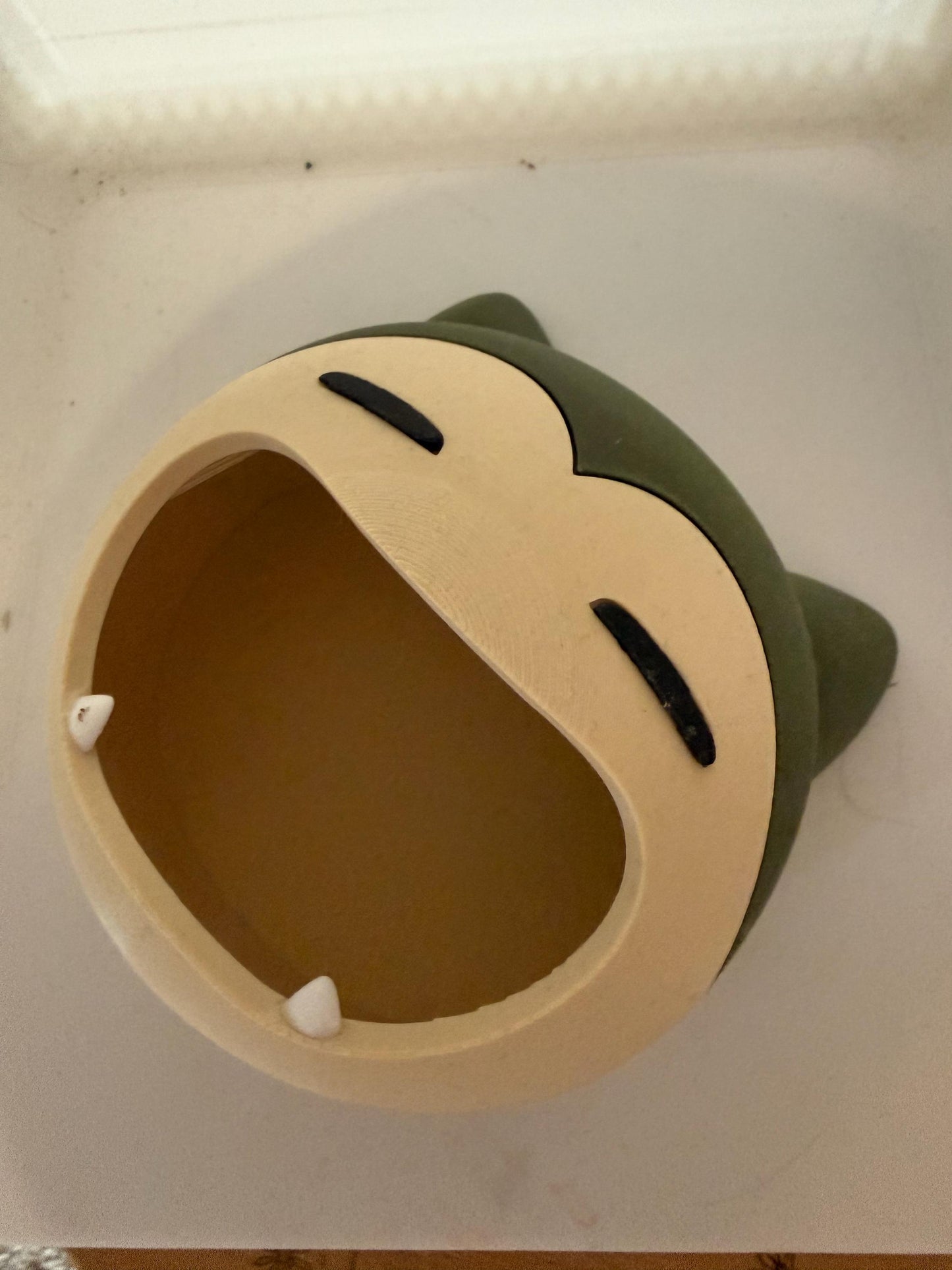 Snorlax style snack bowl, trinket bowl catchall dish