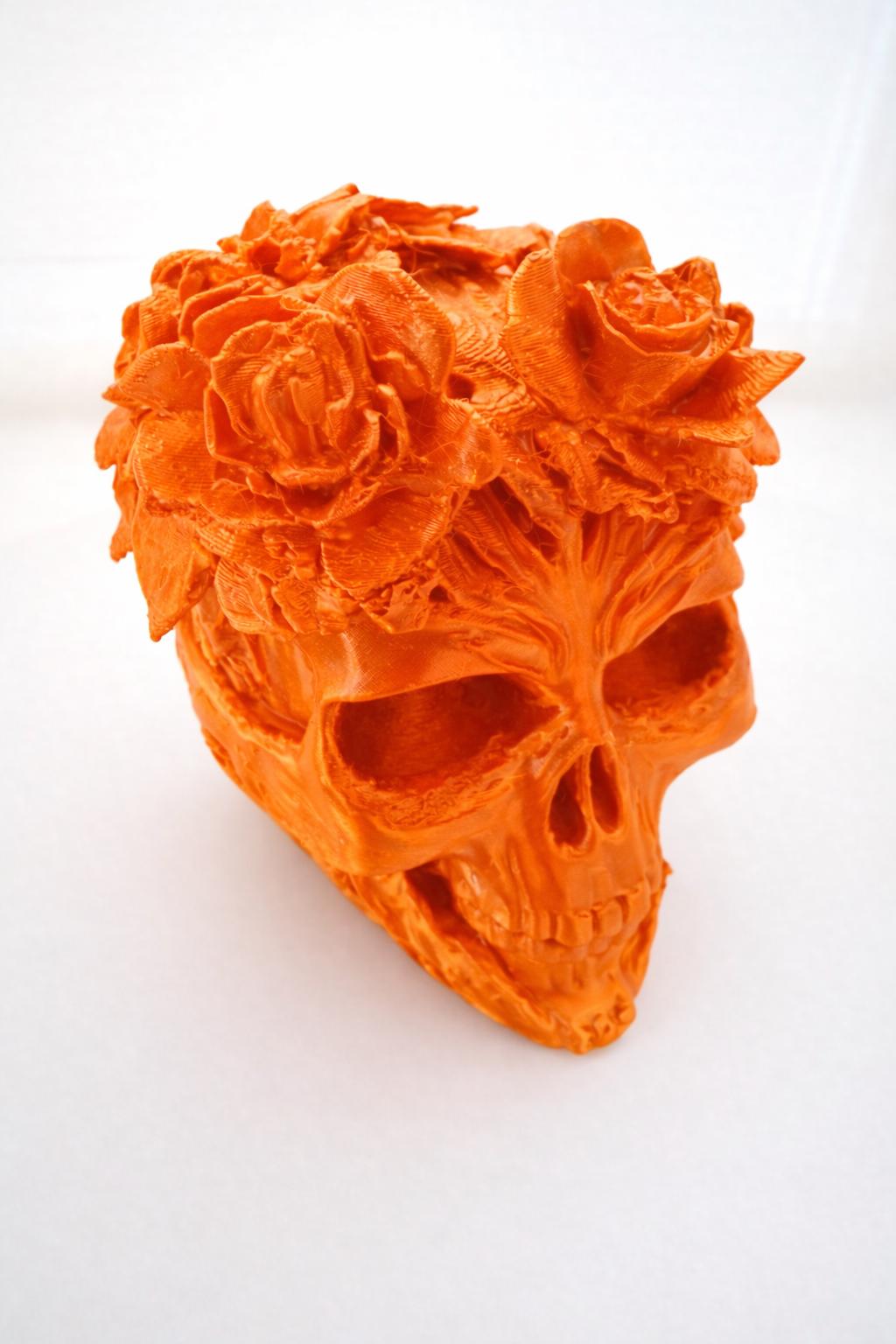 Gothic Rose Skull | Floral Skull Ornament | Dark Academia Home Decor | Alternative Art Gift