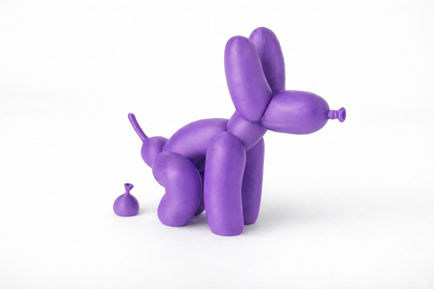 Modern PLA Balloon Dog Sculpture – Pop Art Shelf Decor