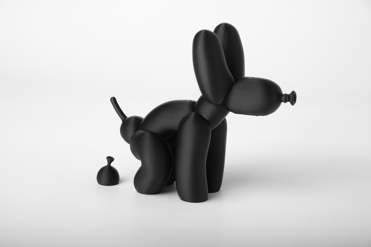 Modern PLA Balloon Dog Sculpture – Pop Art Shelf Decor