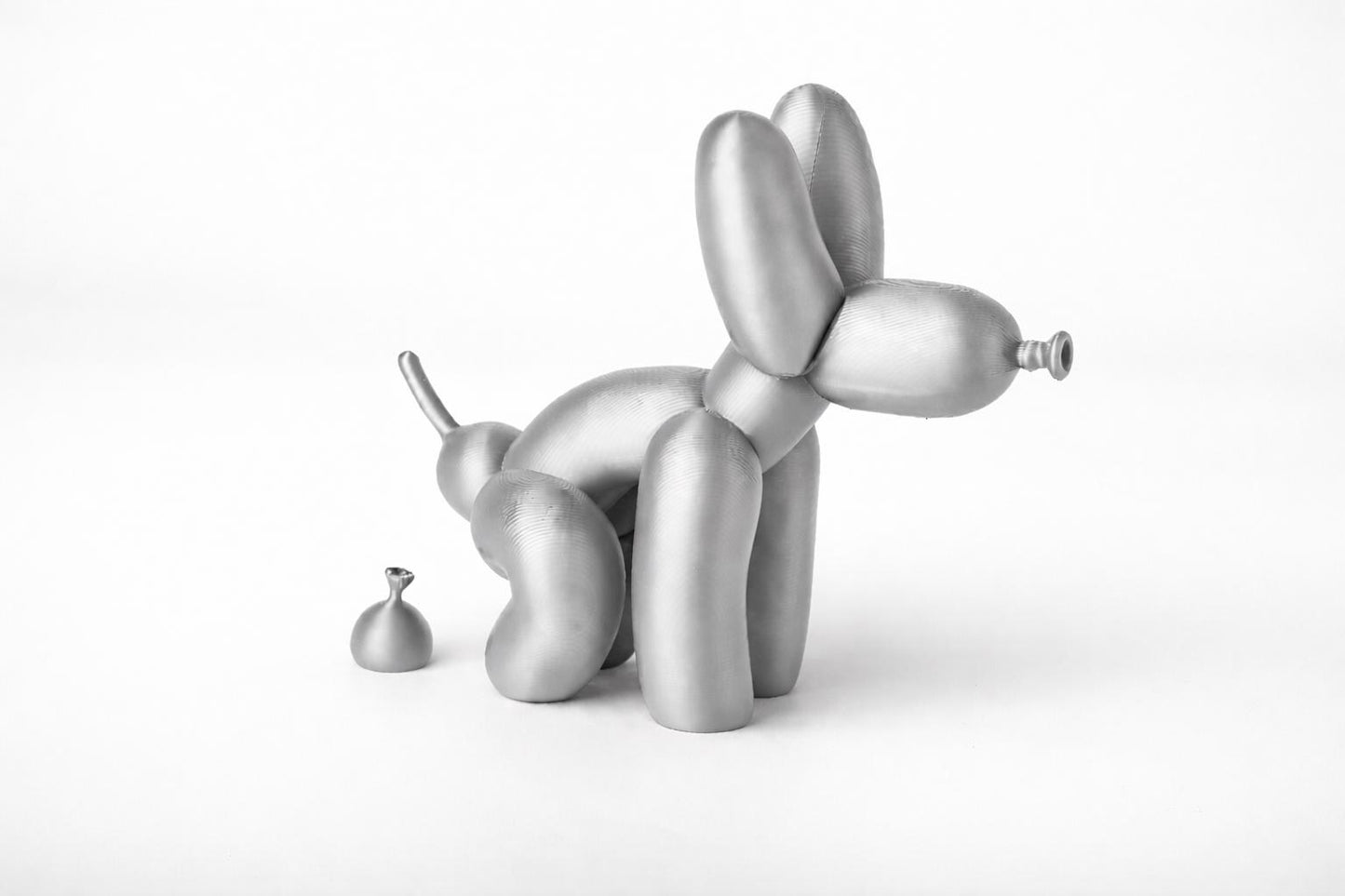 Modern PLA Balloon Dog Sculpture – Pop Art Shelf Decor