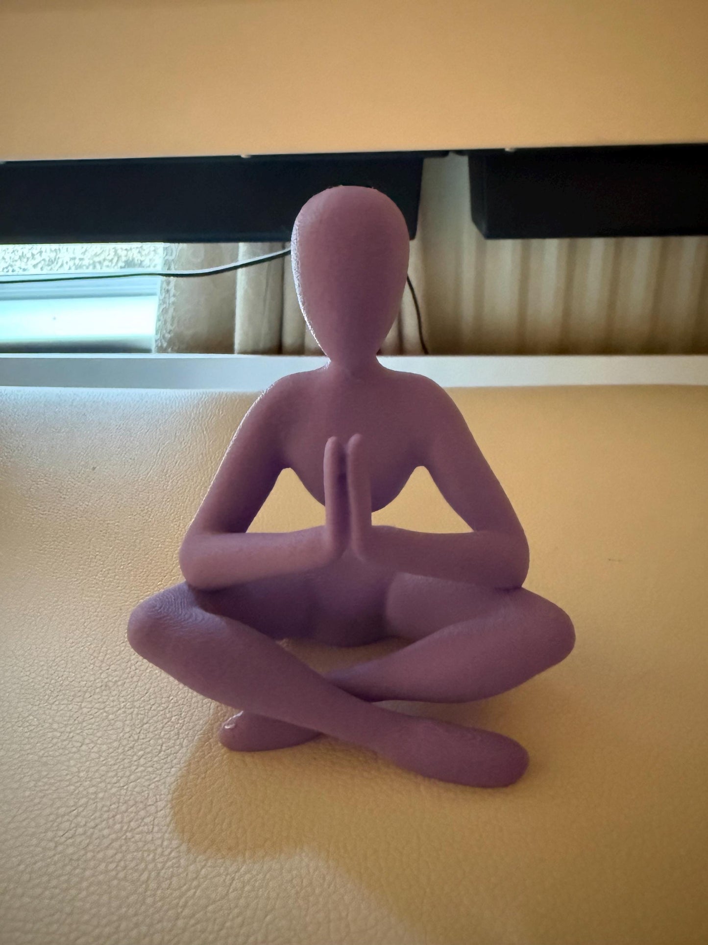 Meditation sculpture ornament, choice of colour: stunning gift