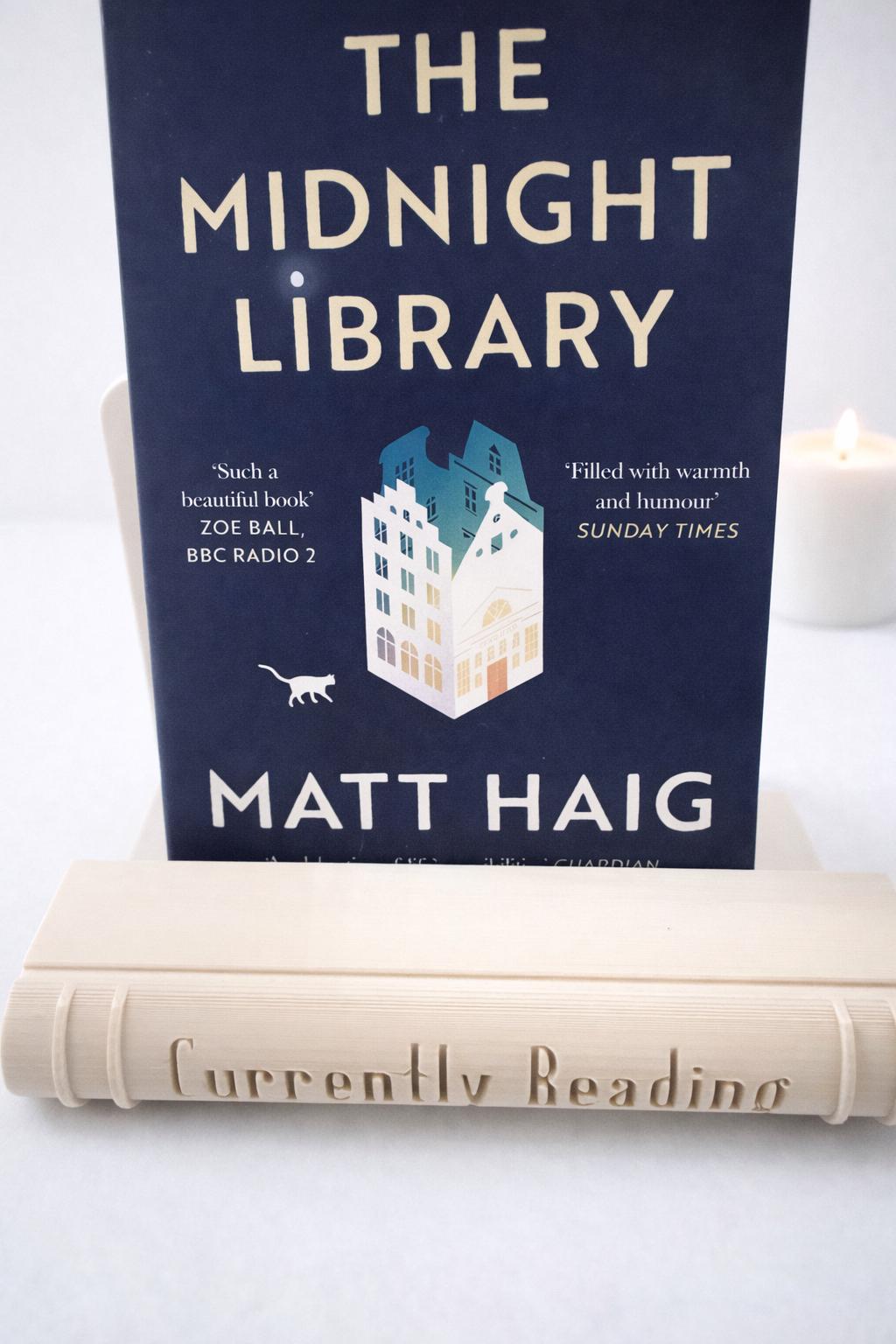 3D Printed Book Stand | Nordic Reader Gift, Bookshelf Decor