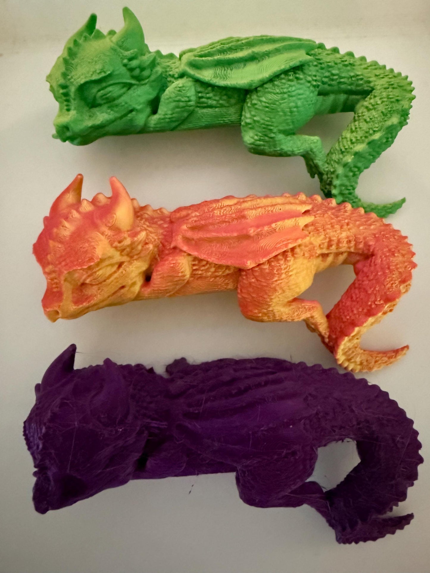 Sleeping baby dragon shelf sitter | Bookshelf shelf decor 3d Printed