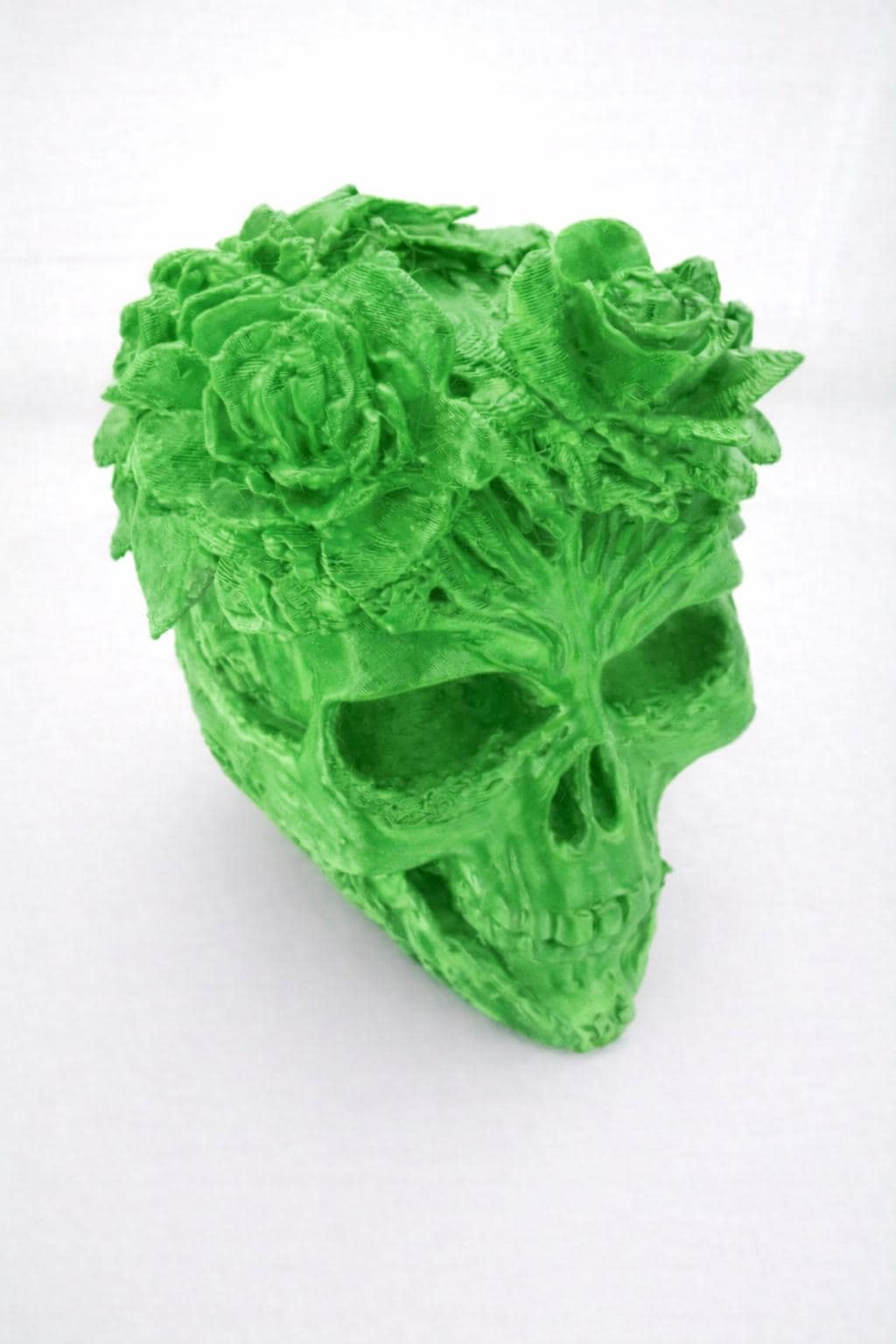 Gothic Rose Skull | Floral Skull Ornament | Dark Academia Home Decor | Alternative Art Gift
