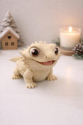 3D Printed Bearded Dragon Figurine – Eco-Friendly Desk Decor