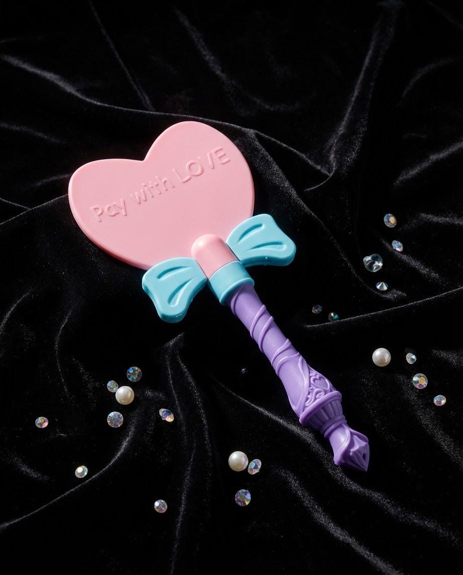 Fairy Tap to Pay Wand | Contactless Card Holder, Novelty Magic Stick