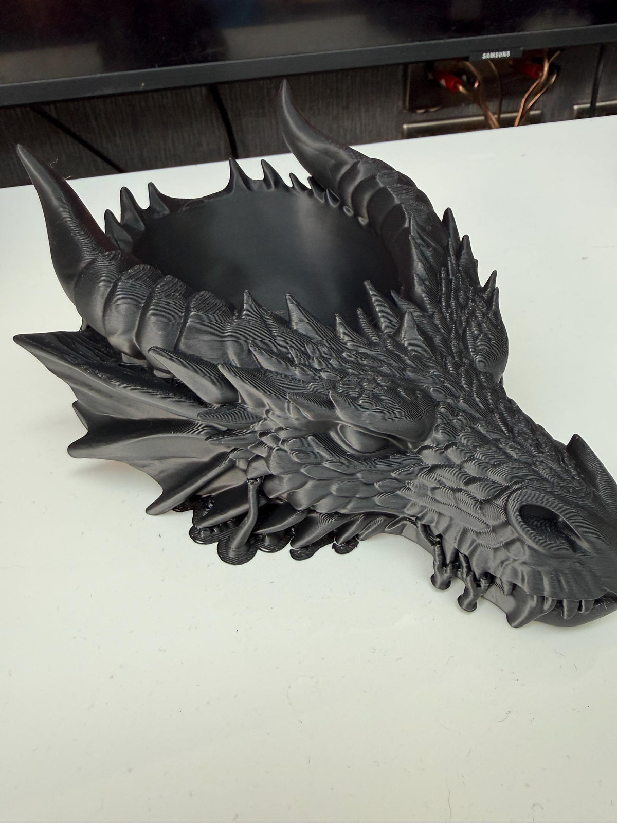 Dragon Catchall tray, bowl. Hall trinket bowl.