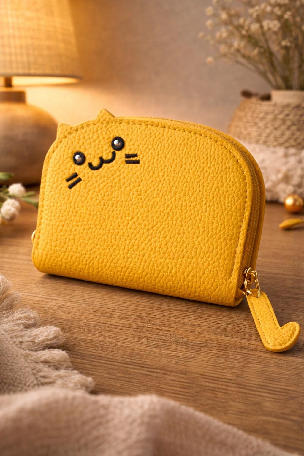 Cat Coin Purse, Accordion Card Holder, Kawaii Wallet, Zip Pouch
