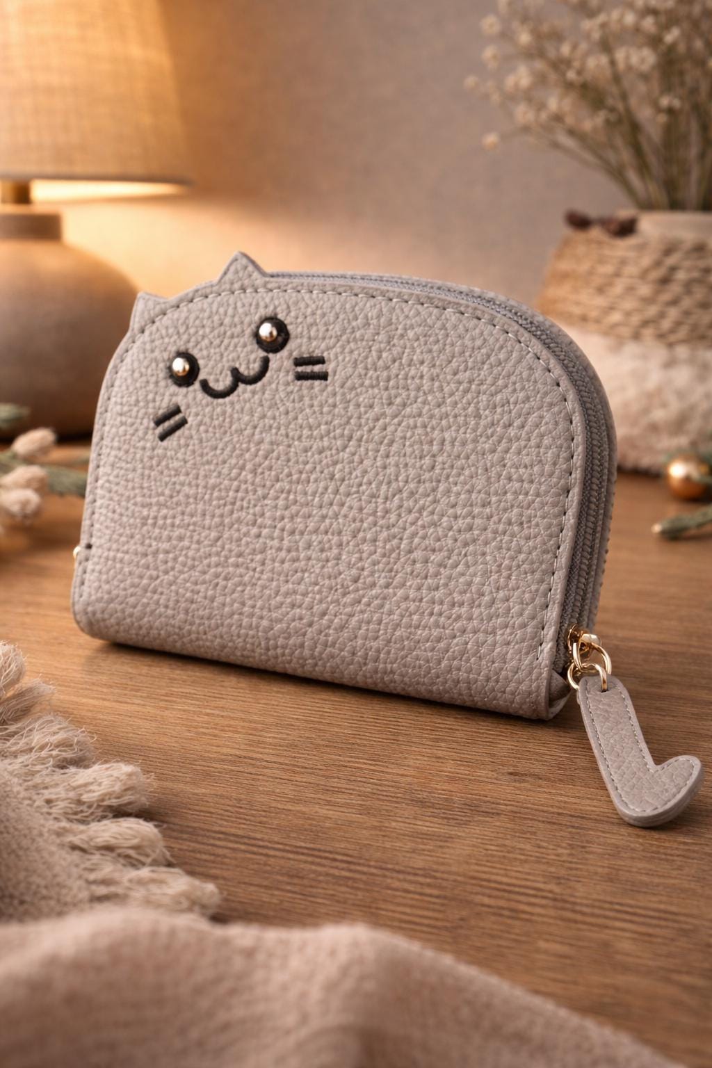 Cat Coin Purse, Accordion Card Holder, Kawaii Wallet, Zip Pouch