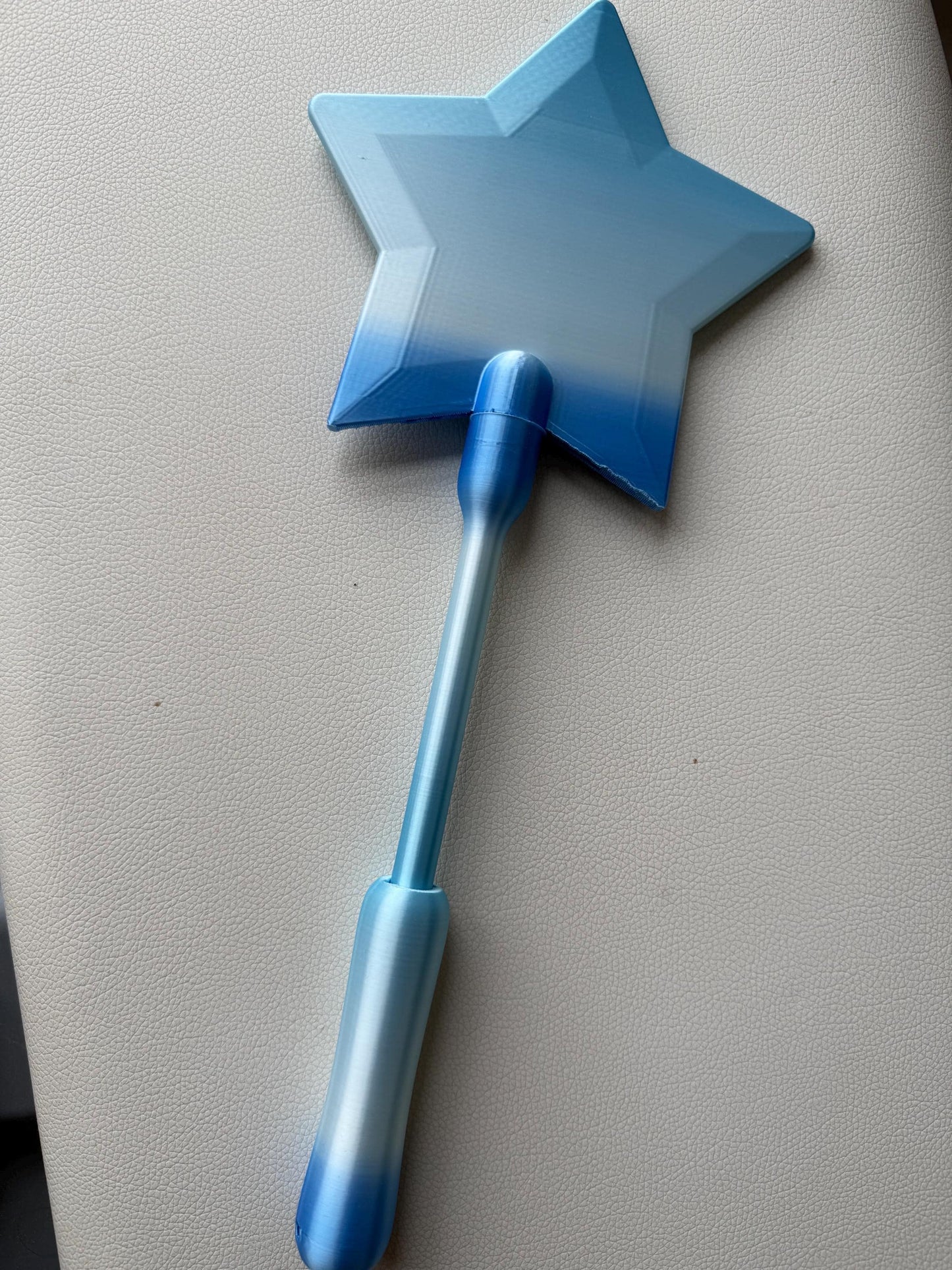 Frozen Inspired Magic Payment Tap Wand, Icy Blue Ombre Star Prop