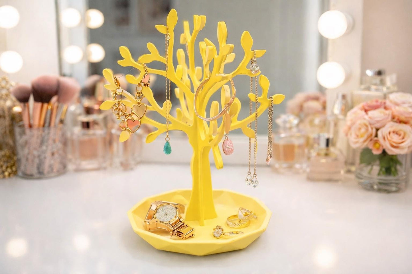 Jewellery tree - functional and pretty Jewellery organiser