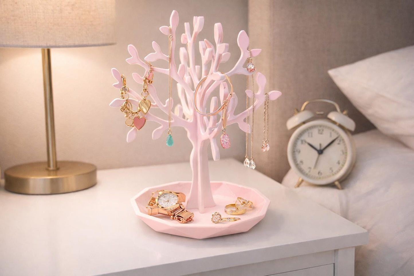 Jewellery tree - functional and pretty Jewellery organiser