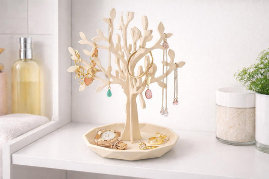 Jewellery tree - functional and pretty Jewellery organiser