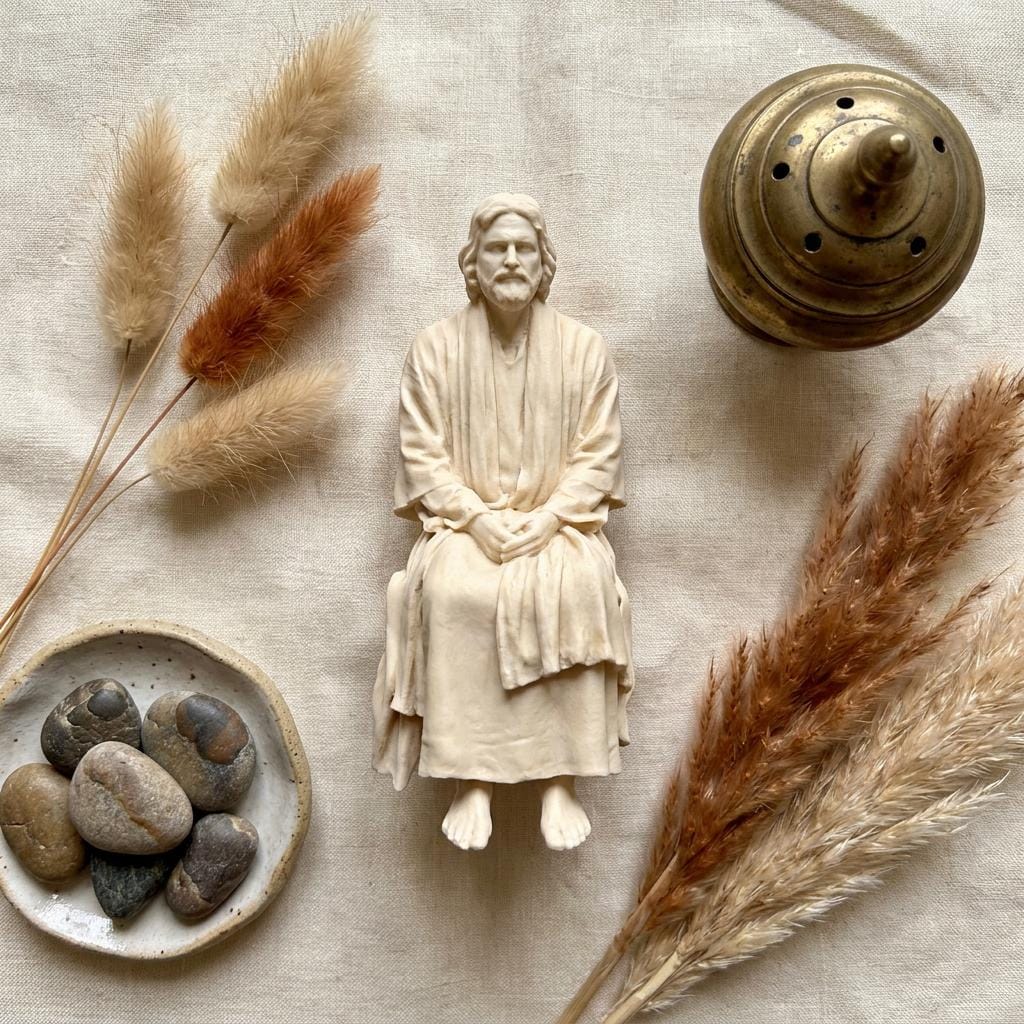 Jesus Shelf Sitter | 3D Printed Christian Decor | Religious Figurine | Faith Home Decor | Inspirational Gift