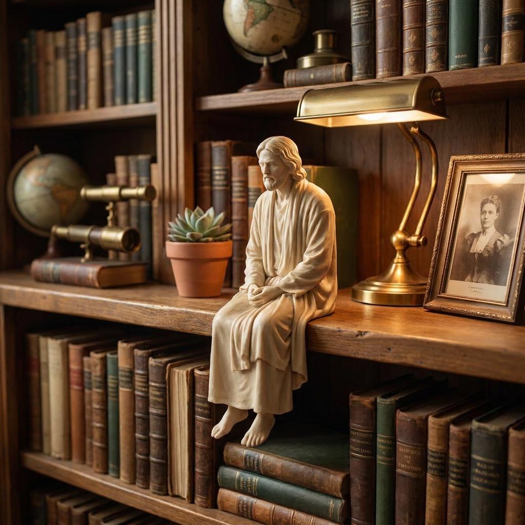 Jesus Shelf Sitter | 3D Printed Christian Decor | Religious Figurine | Faith Home Decor | Inspirational Gift