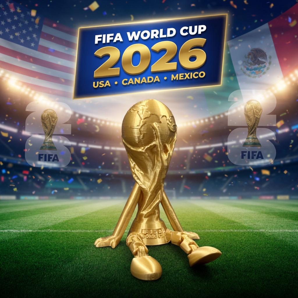 World Cup 2026 shelf sitter ornament decor
