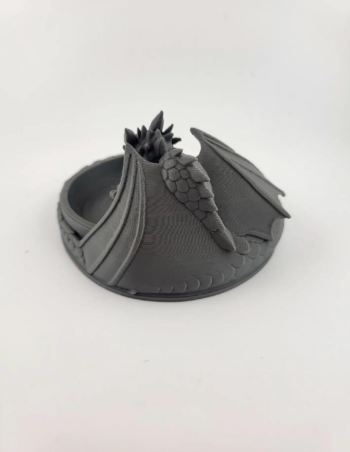 Gothic dragon catch all bowl. Decorative bowl.