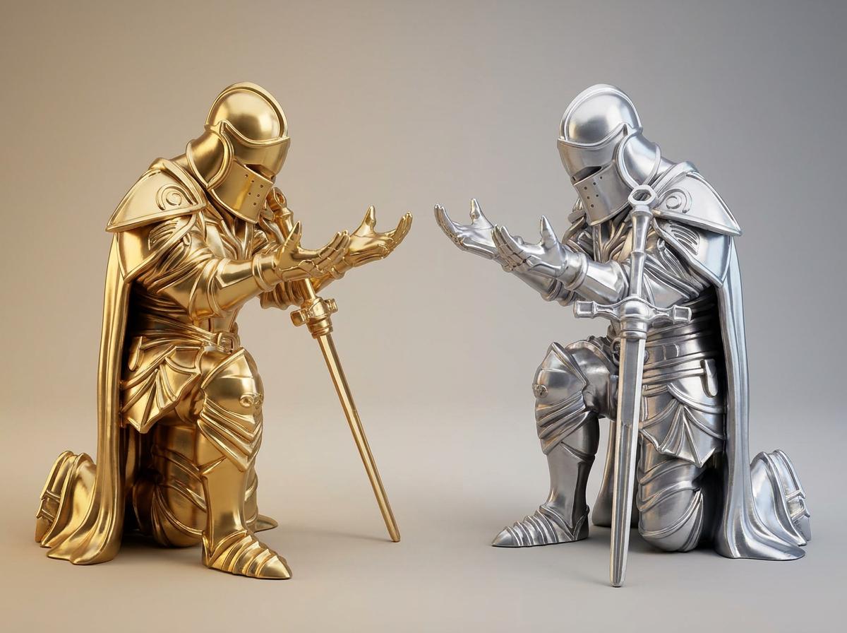 Medieval Knight Pen Holder | 3D Printed Desk Organiser | Armour Figurine Pencil Stand | Unique Office Gift