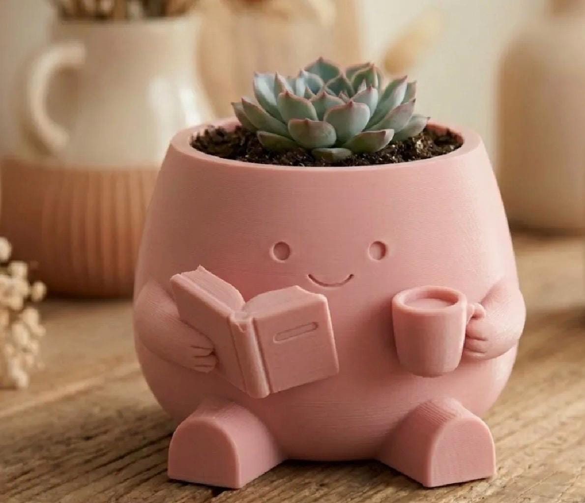Love Plant Pot with Plant & Personalized Card – Gift for Friend, Family