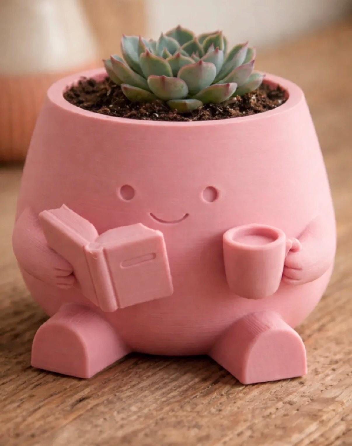Love Plant Pot with Plant & Personalized Card – Gift for Friend, Family