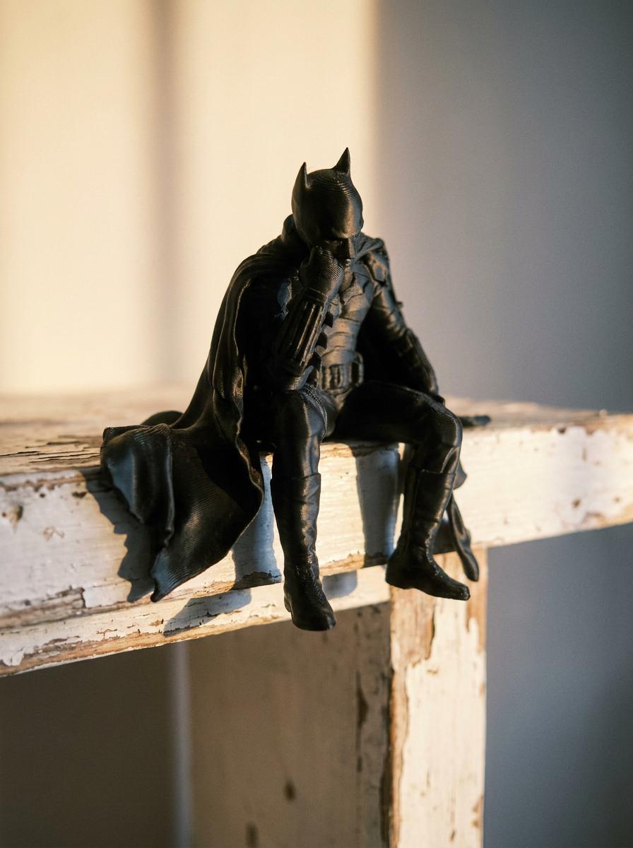 Batman style Shelf sitter, office decor