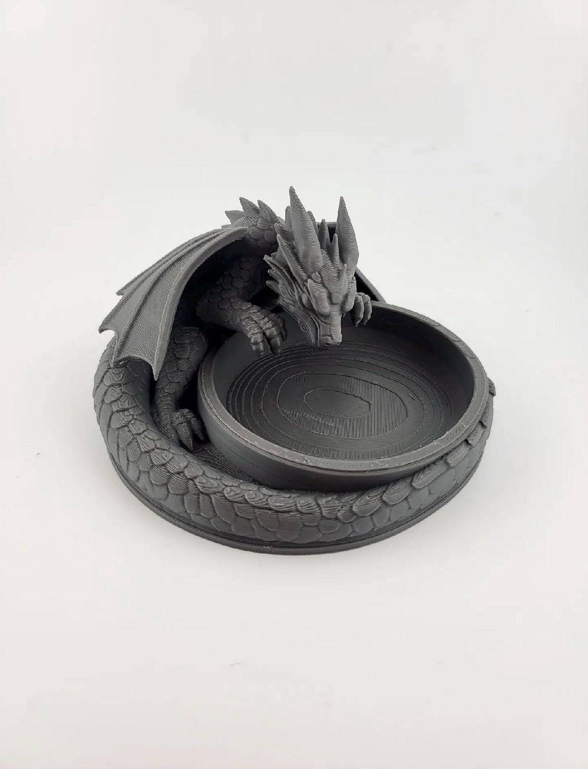 Gothic dragon catch all bowl. Decorative bowl.