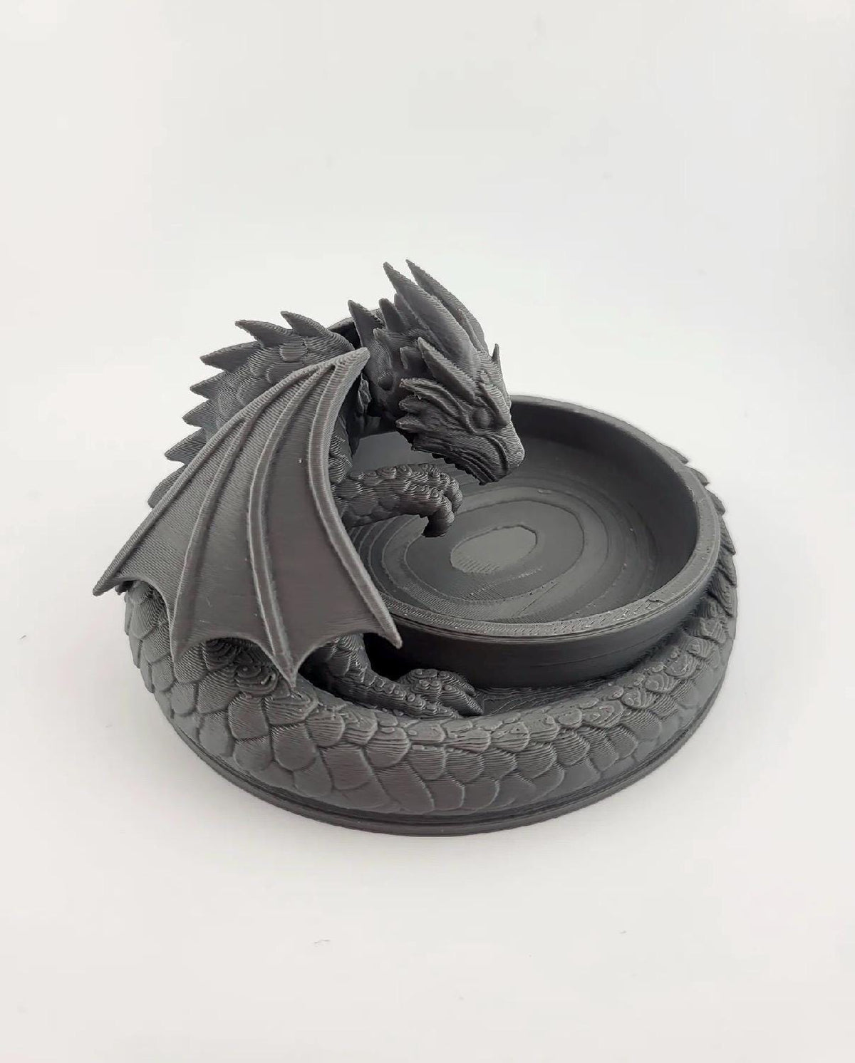 Gothic dragon catch all bowl. Decorative bowl.