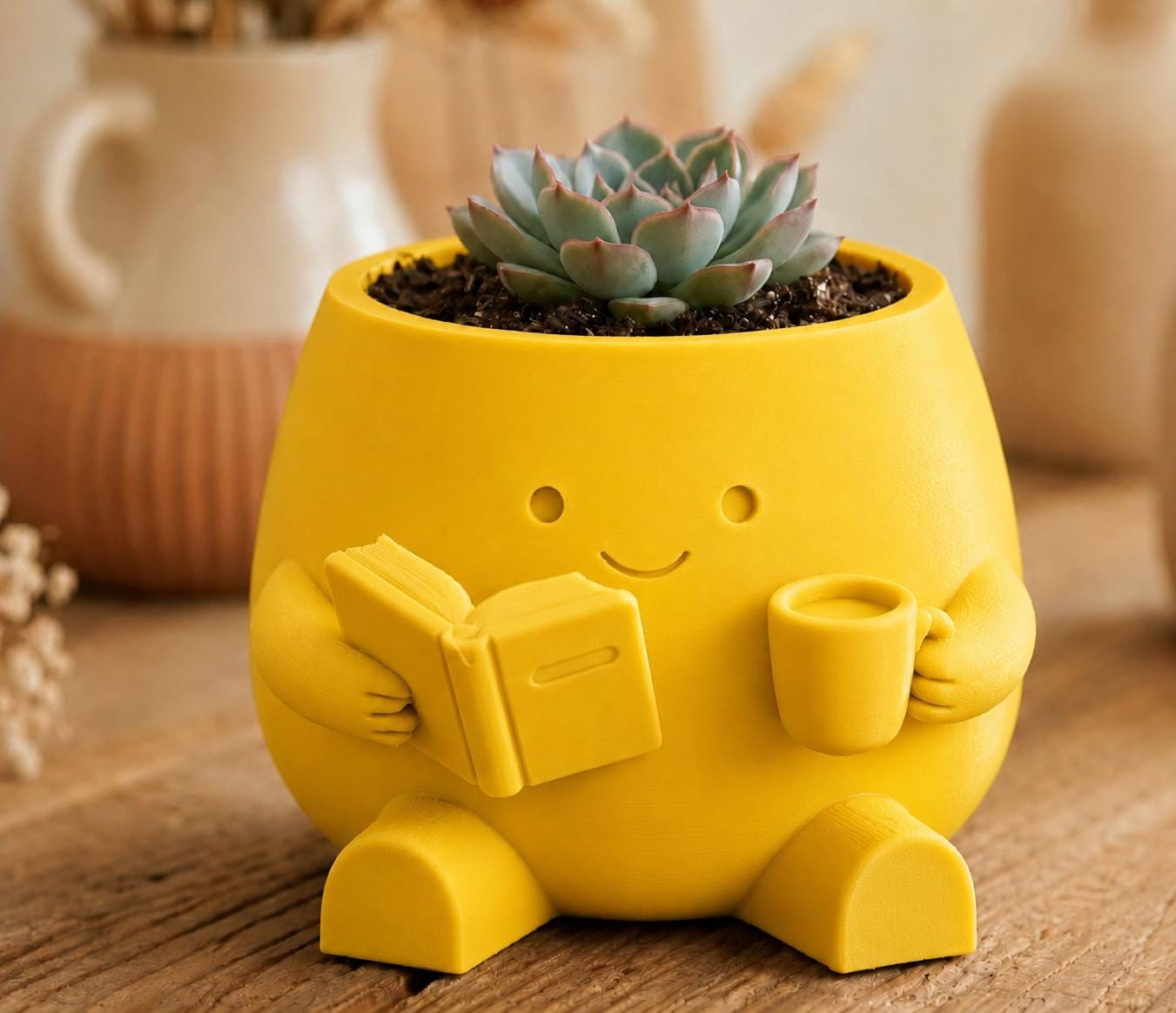Love Plant Pot with Plant & Personalized Card – Gift for Friend, Family