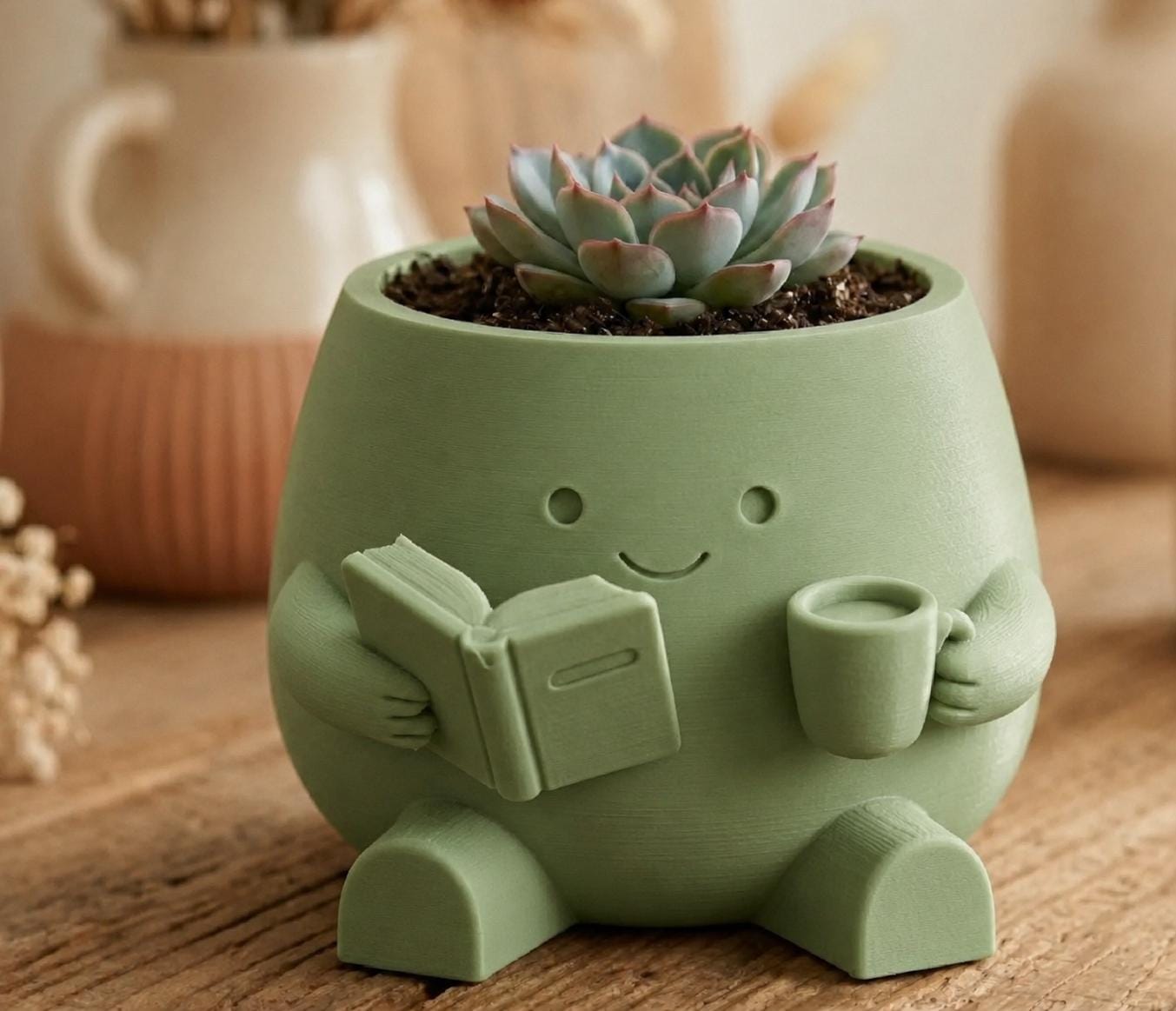 Love Plant Pot with Plant & Personalized Card – Gift for Friend, Family