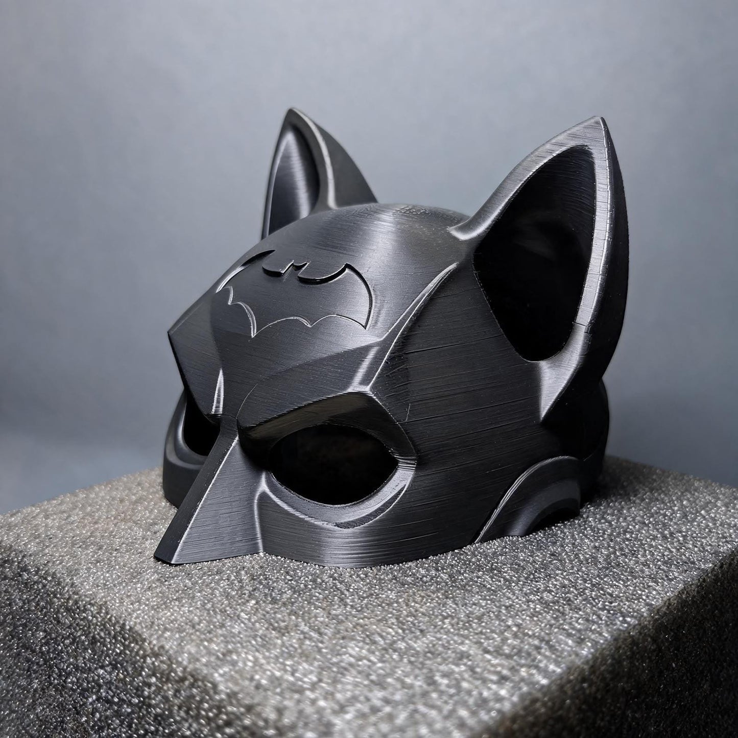 Cat hat-Fun Batman style hat for your cat. Photo op, cute cat lover gift.