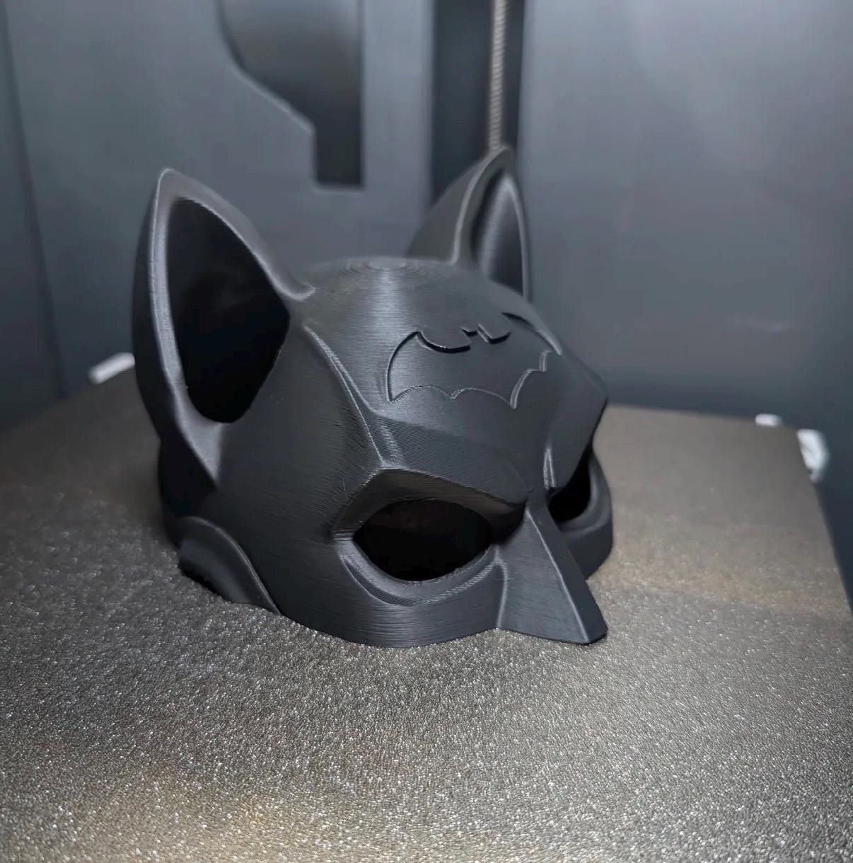 Cat hat-Fun Batman style hat for your cat. Photo op, cute cat lover gift.