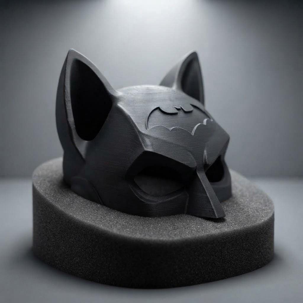 Cat hat-Fun Batman style hat for your cat. Photo op, cute cat lover gift.