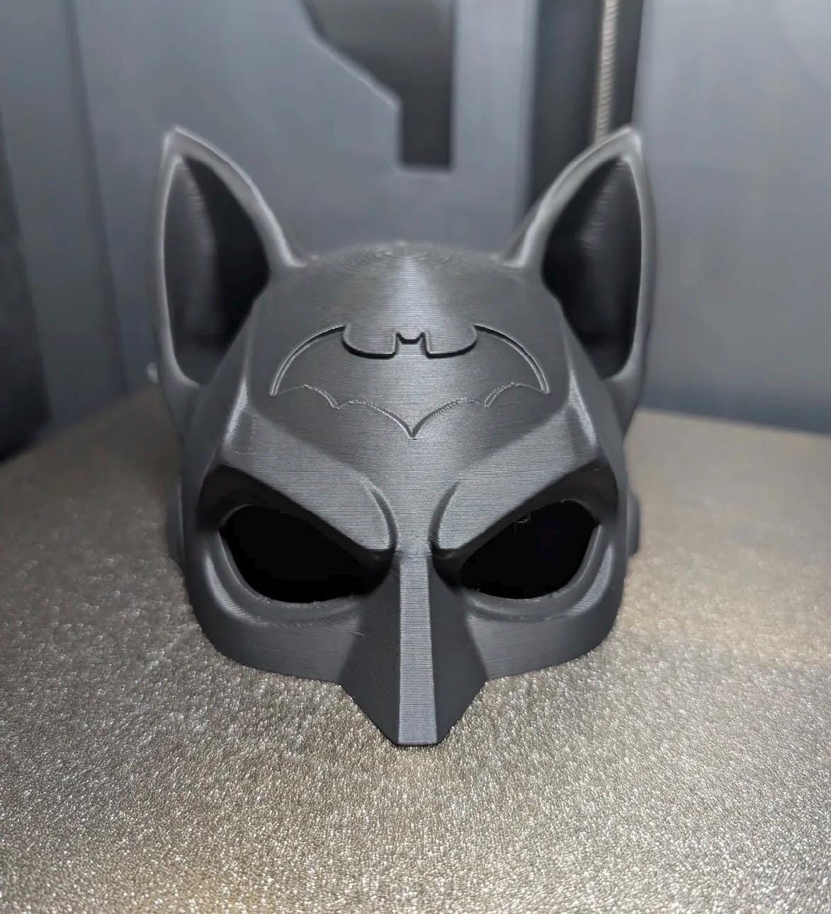Cat hat-Fun Batman style hat for your cat. Photo op, cute cat lover gift.