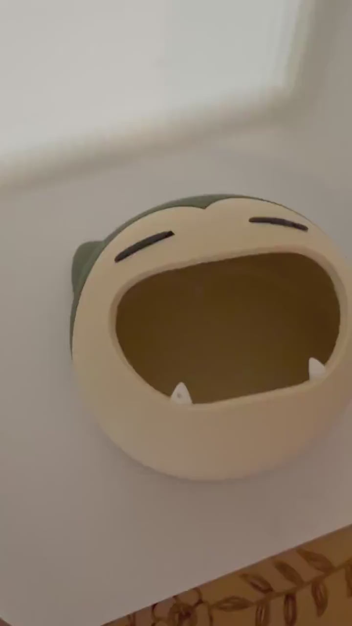 Snorlax style snack bowl, trinket bowl catchall dish
